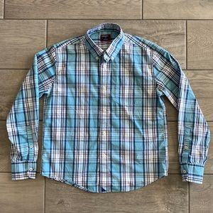 Boys UNTUCKit Plaid Button Down Dress Shirt
